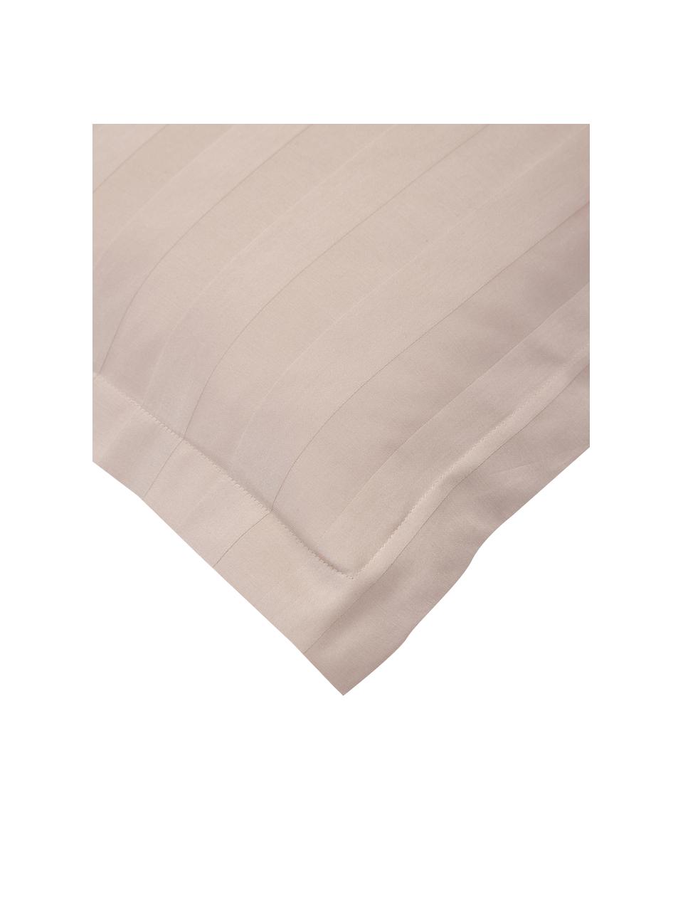 Funda nórdica de satén Willa, Beige claro, Cama 150/160 cm (240 x 220 cm)