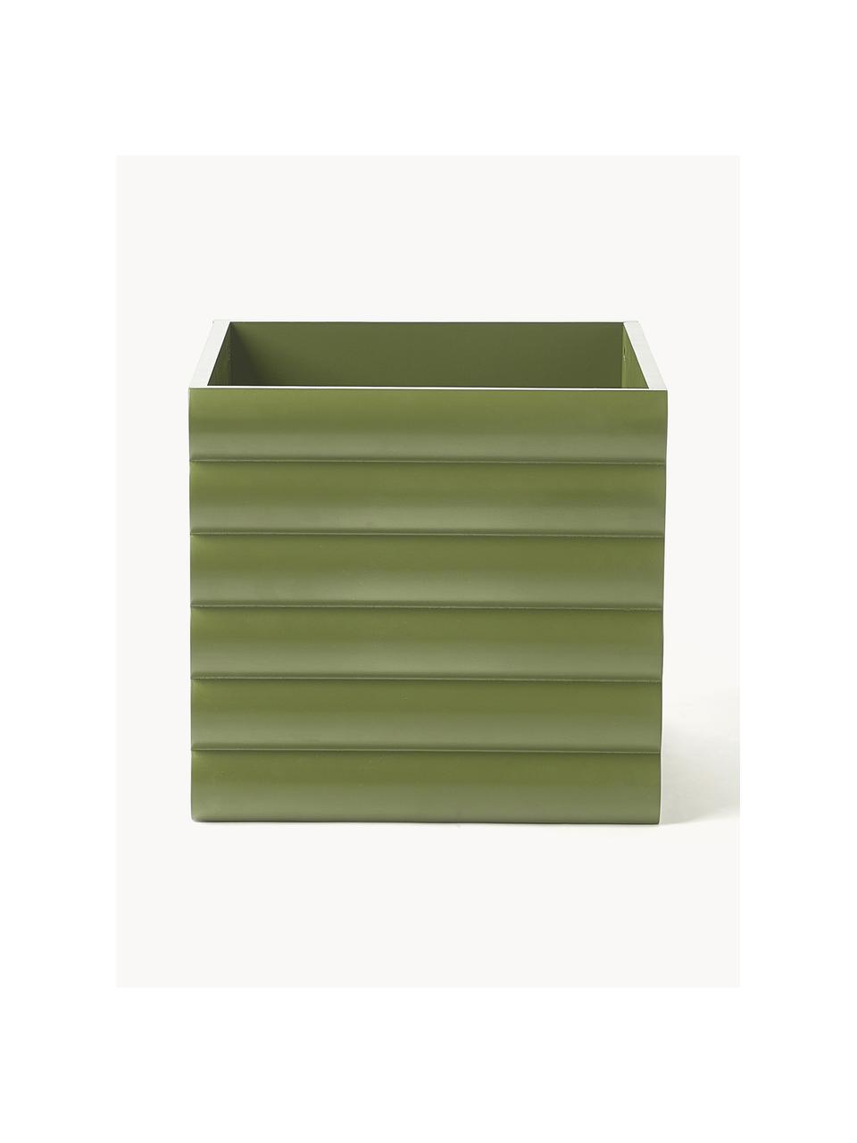 Boîte de rangement Ina, MDF, certifié FSC, Vert foncé, larg. 32 x prof. 32 cm