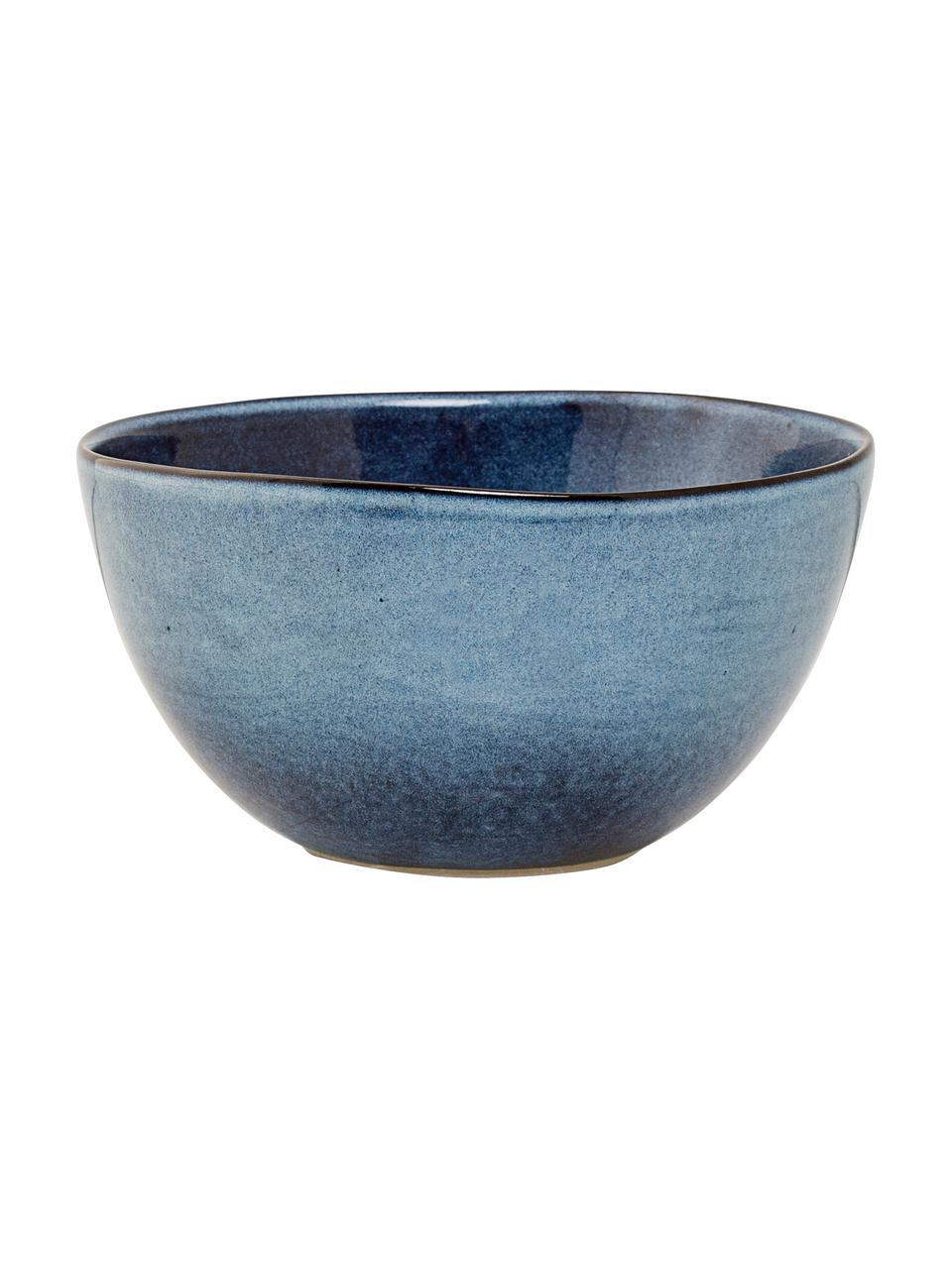 Handgemaakte keramische kommen Sandrine in blauwe tinten, 6 stuks, Keramiek, Blauw, Ø 15 x H 8 cm