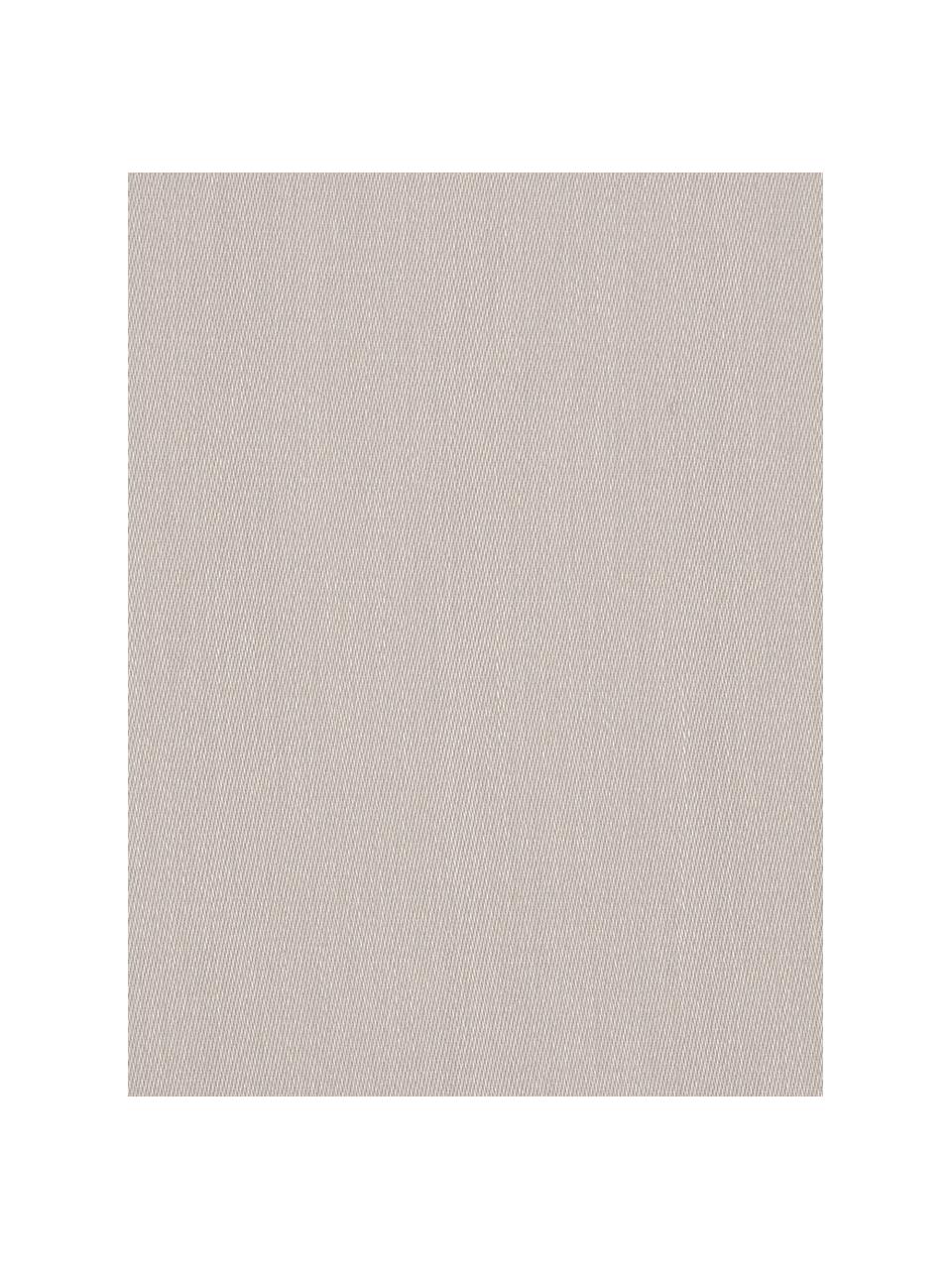 Funda de almohada de satén Comfort, Gris pardo, An 50 x L 70 cm