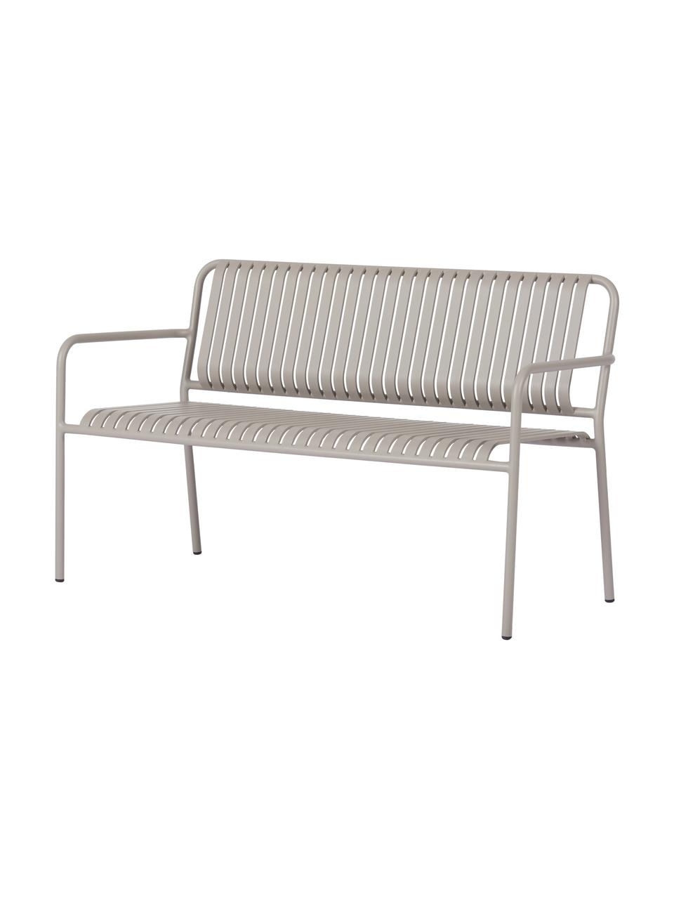 Zahradní lavice Fabia, Umělá hmota, Světle šedá, Š 140 cm, H 56 cm