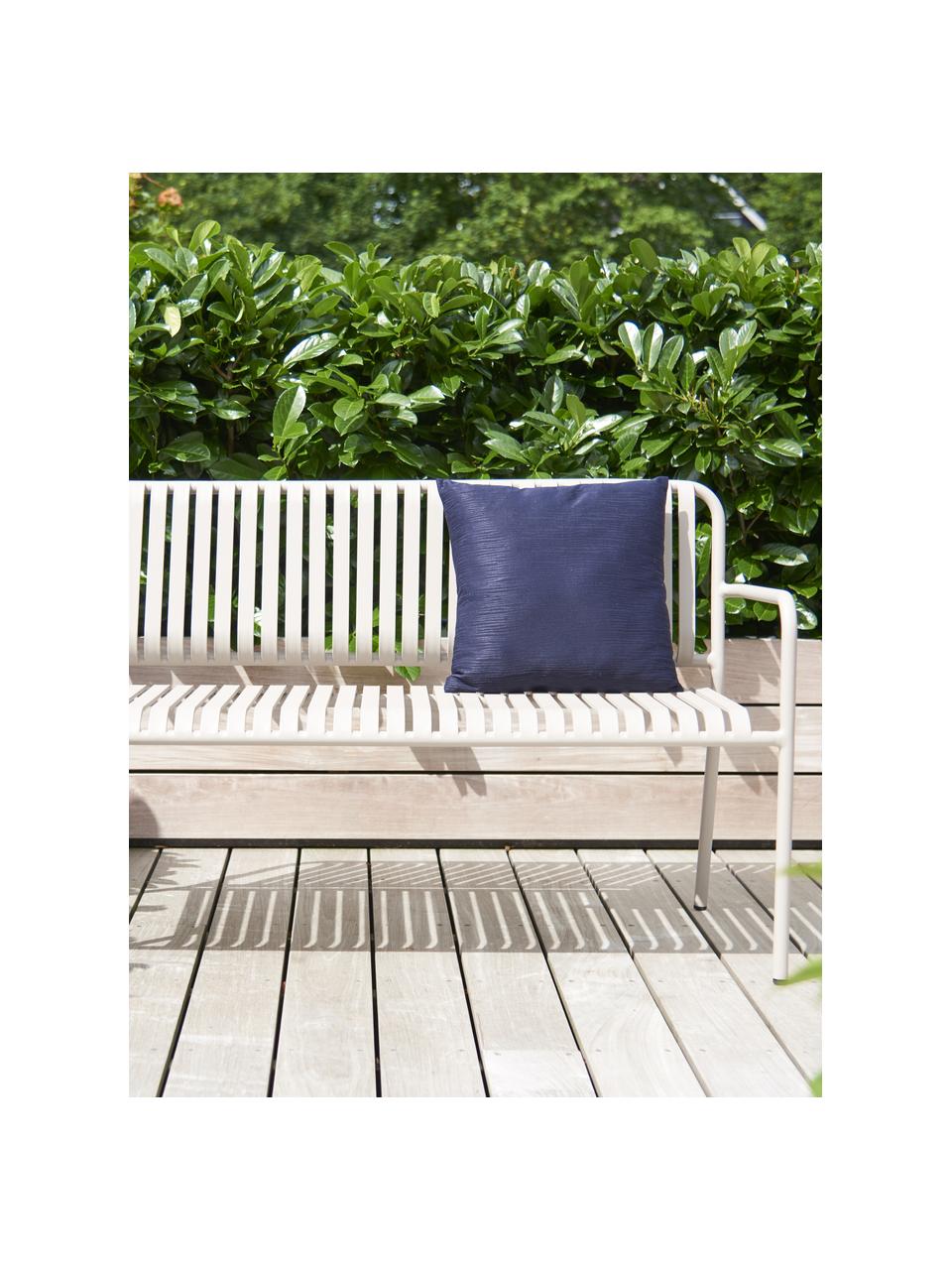Banc de jardin Fabia, Plastique, Gris clair, larg. 140 x prof. 56 cm