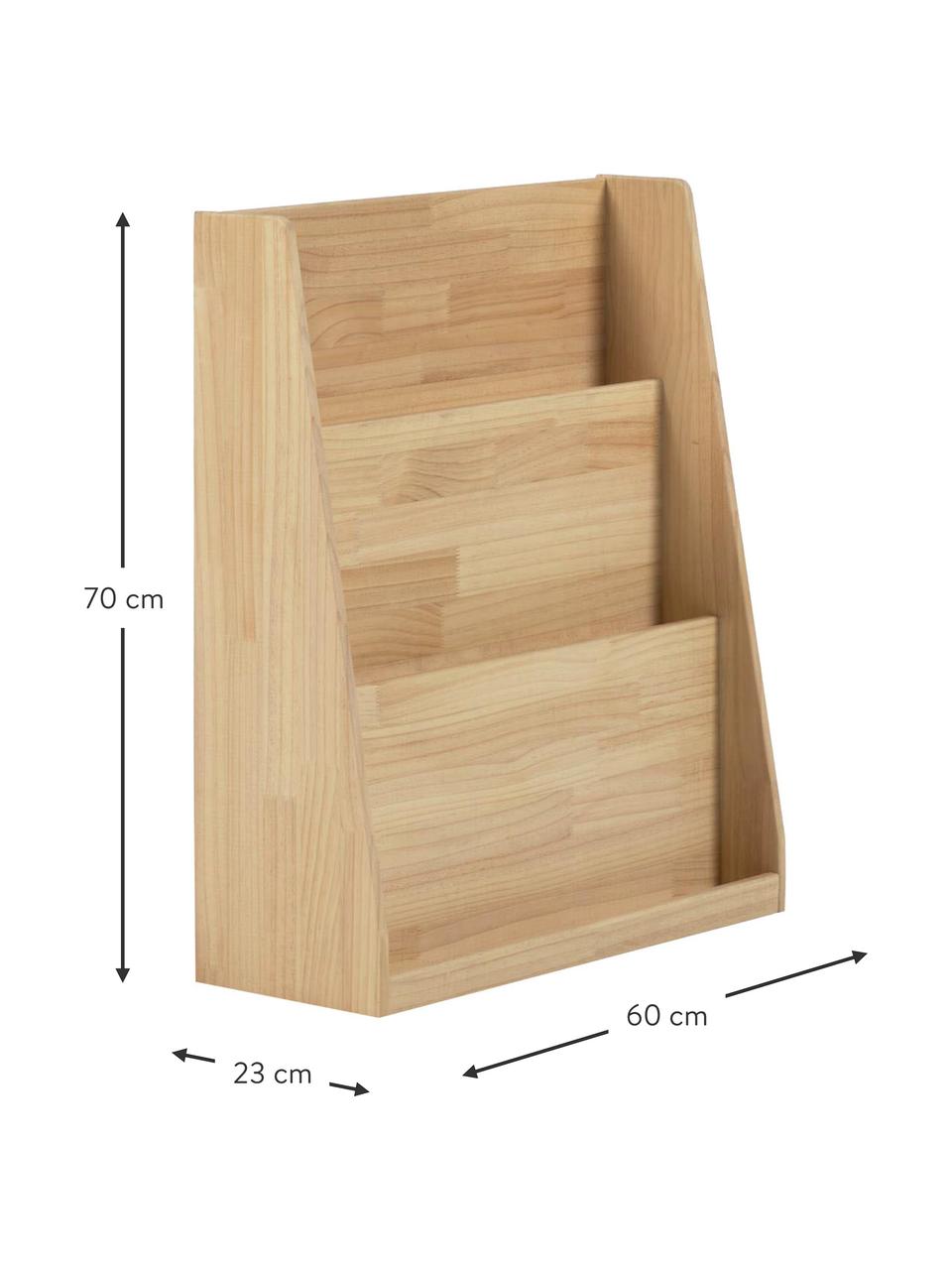 Scaffale per bambini in legno di pino Aventina, Legno di pino certificato FSC, Legno di pino, Larg. 60 x Alt. 70 cm
