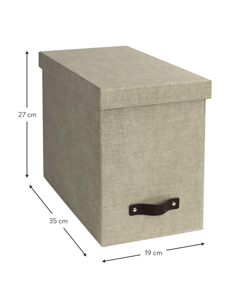 Závěsný organizér s 8 pořadači Johan II, Béžová, Š 19 cm, V 27 cm