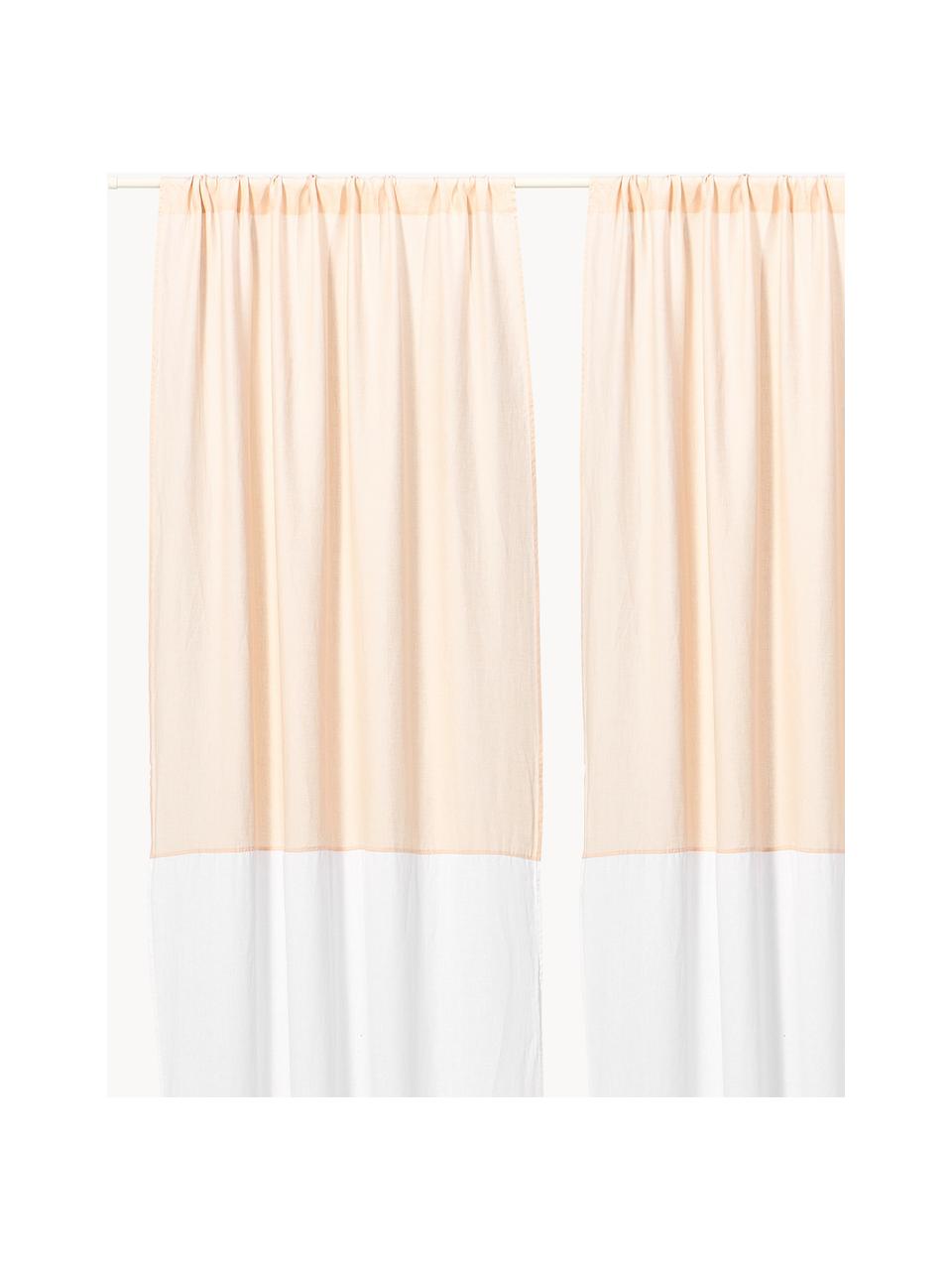 Rideau semi-transparent avec ourlet en tunnel Maisie, 2 pièces, 100 % fibres de chanvre

Le matériau est certifié STANDARD 100 by OEKO-TEX®, 6760CIT, Vieux rose, blanc, larg. 135 x long. 260 cm