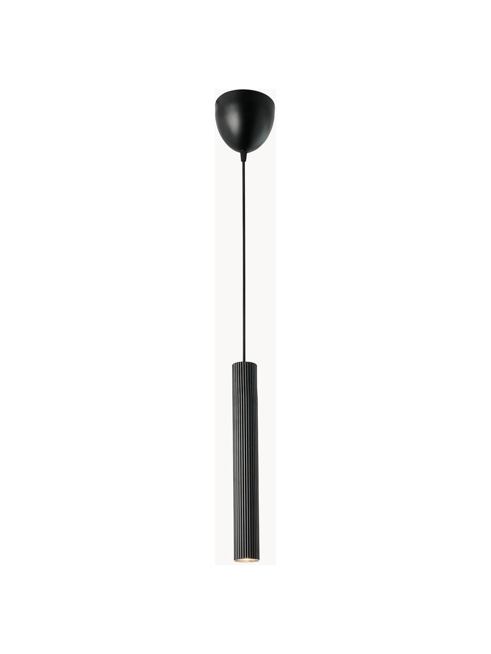 Petite suspension Vico, Noir, Ø 5 x haut. 40 cm