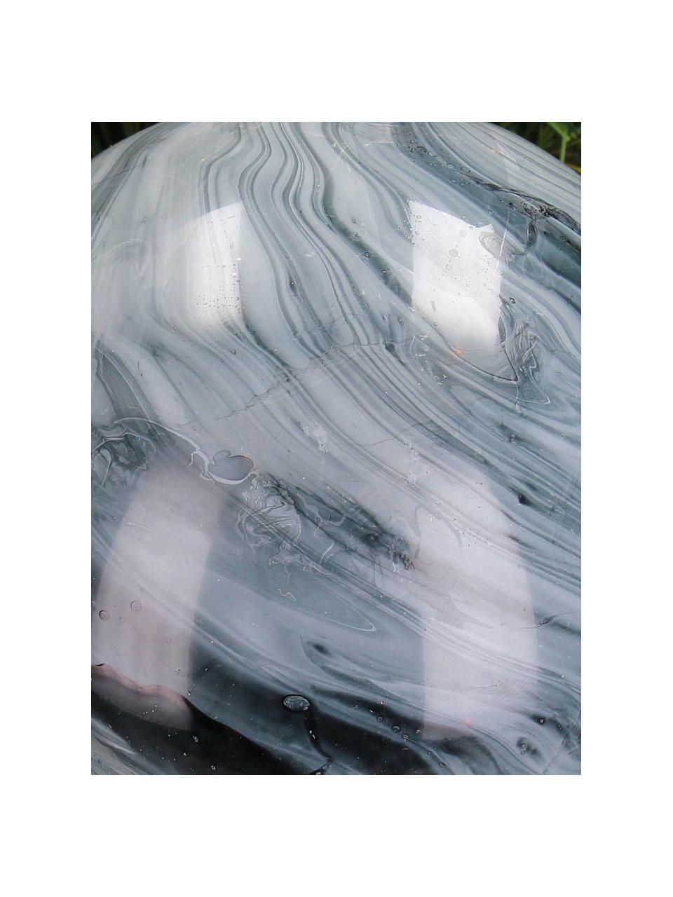 Bombka Marble, 6 szt., Szkło, Szary, biały, o wyglądzie marmuru, Ø 10 cm