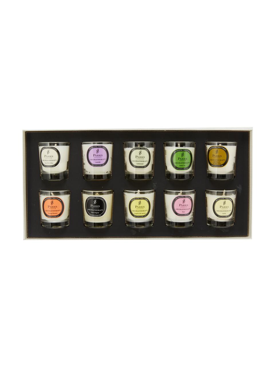 Ensemble de bougies parfumées Aromatherapy, 10 élém., Multicolore, Ø 5 x haut. 6 cm