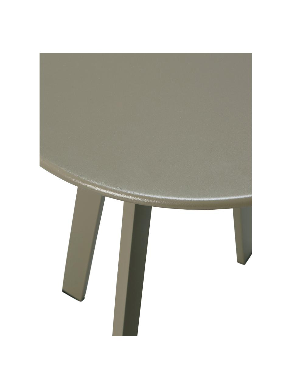 Stolik pomocniczy Fer, Metal powlekany, Zielony, Ø 40 x W 49 cm