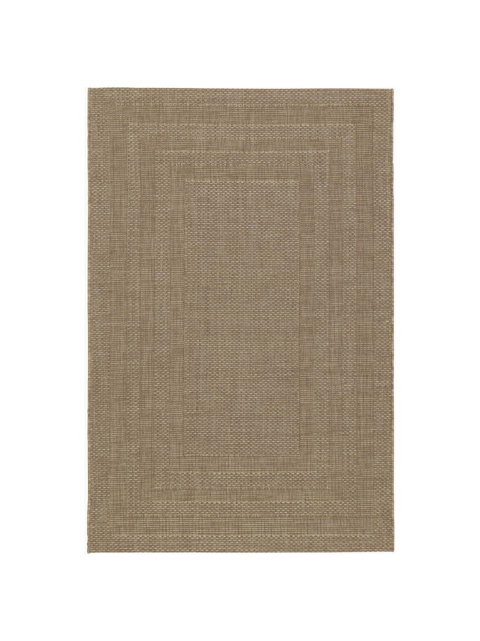 Tapis d'extérieur Liza, 100 % polypropylène, Brun, larg. 160 x long. 220 cm (taille M)