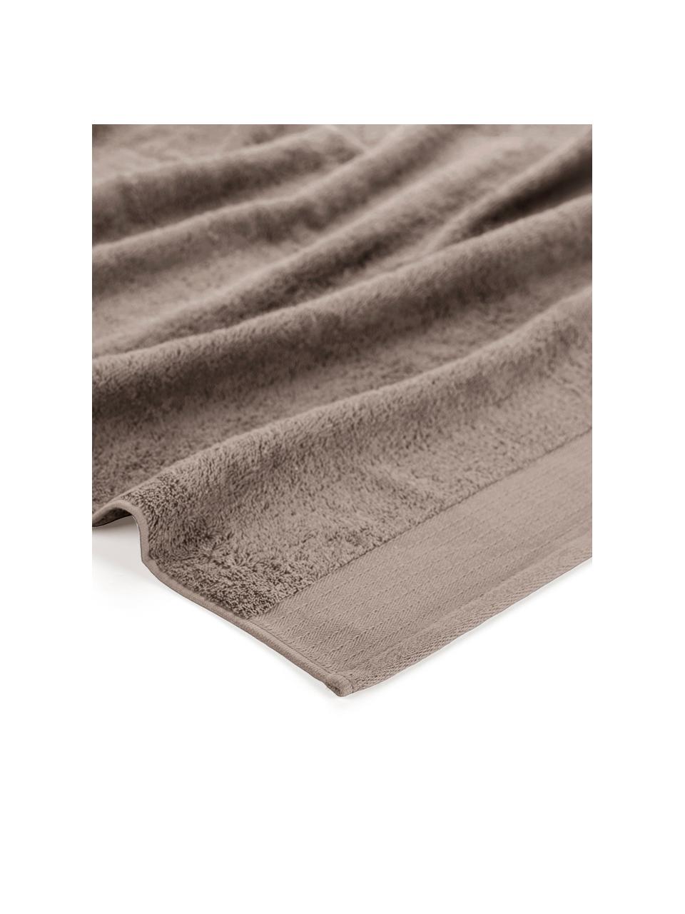 Handdoek Soft Cotton, Katoen, middelzware kwaliteit, 550 g/m², Taupe, Gastendoekje