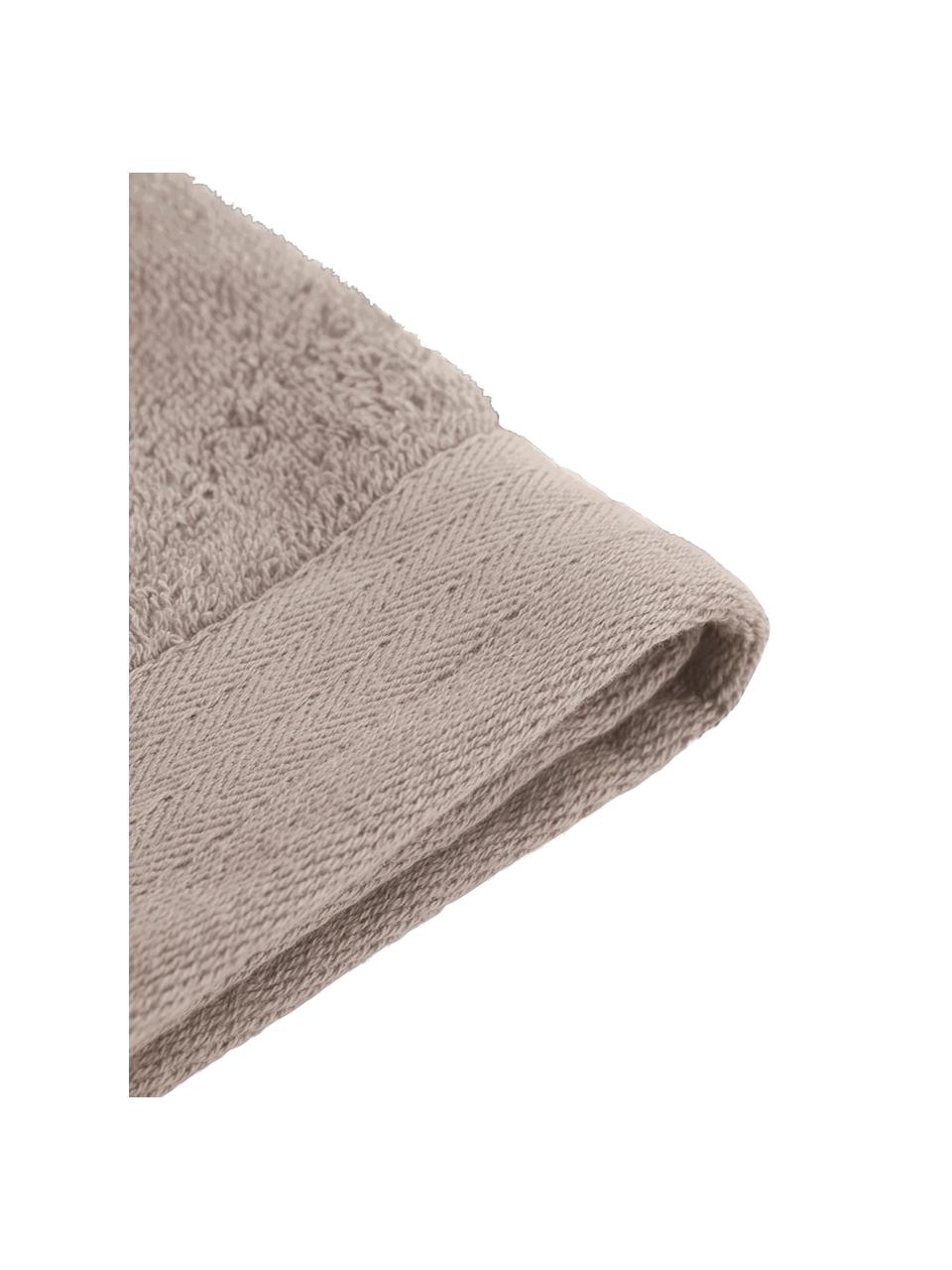 Handdoek Soft Cotton, Katoen, middelzware kwaliteit, 550 g/m², Taupe, Gastendoekje