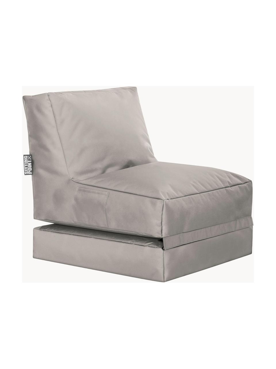 Outdoor loungefauteuil Pop Up met ligfunctie, Bekleding: 100% polyester Binnenzijd, Geweven stof lichtgrijs, B 70 x H 90 cm