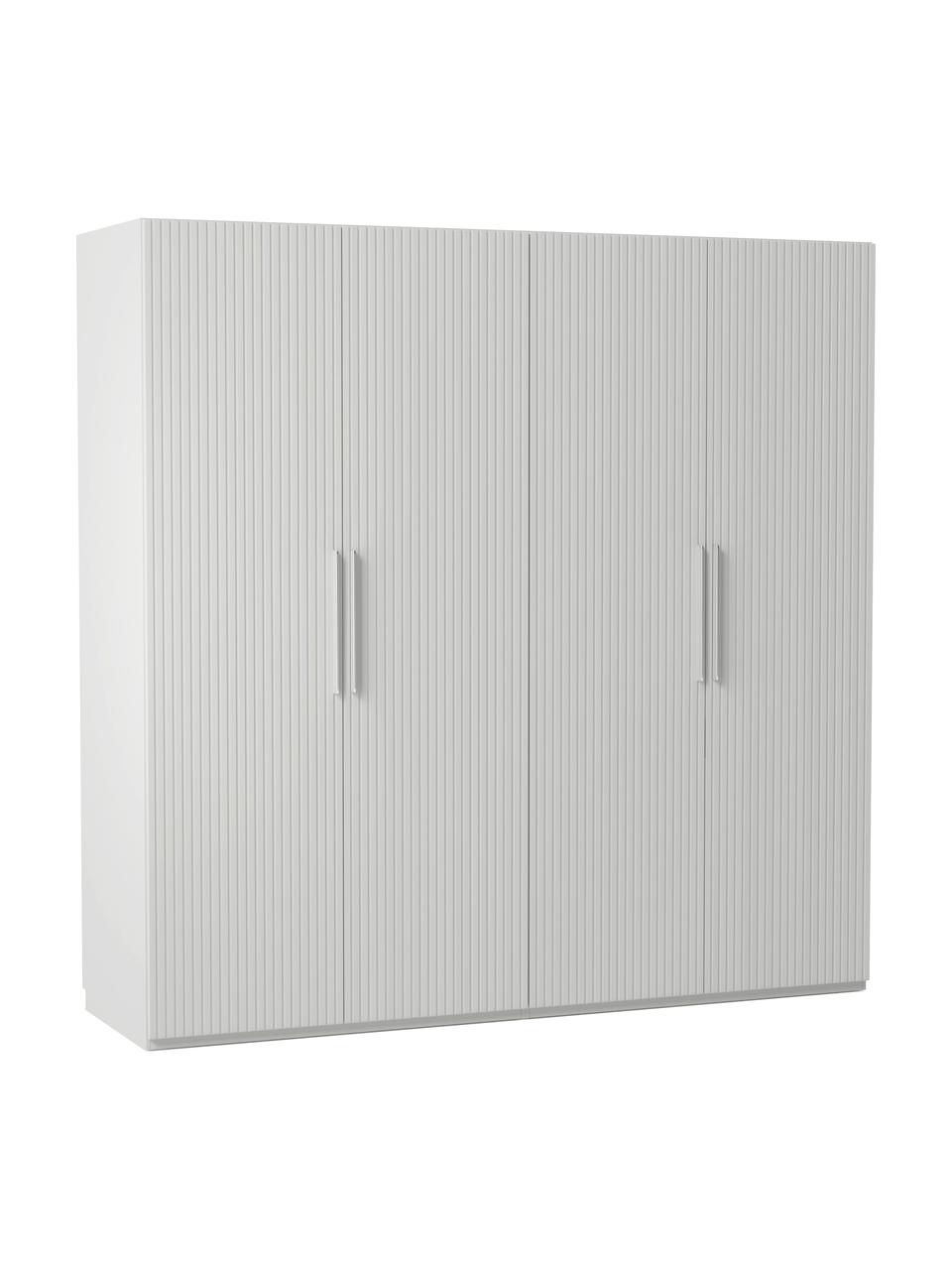Modulárna šatníková skriňa Simone, šírka 200 cm, niekoľko variantov, Drevo, sivá, Basic, Š 200 x V 200 cm
