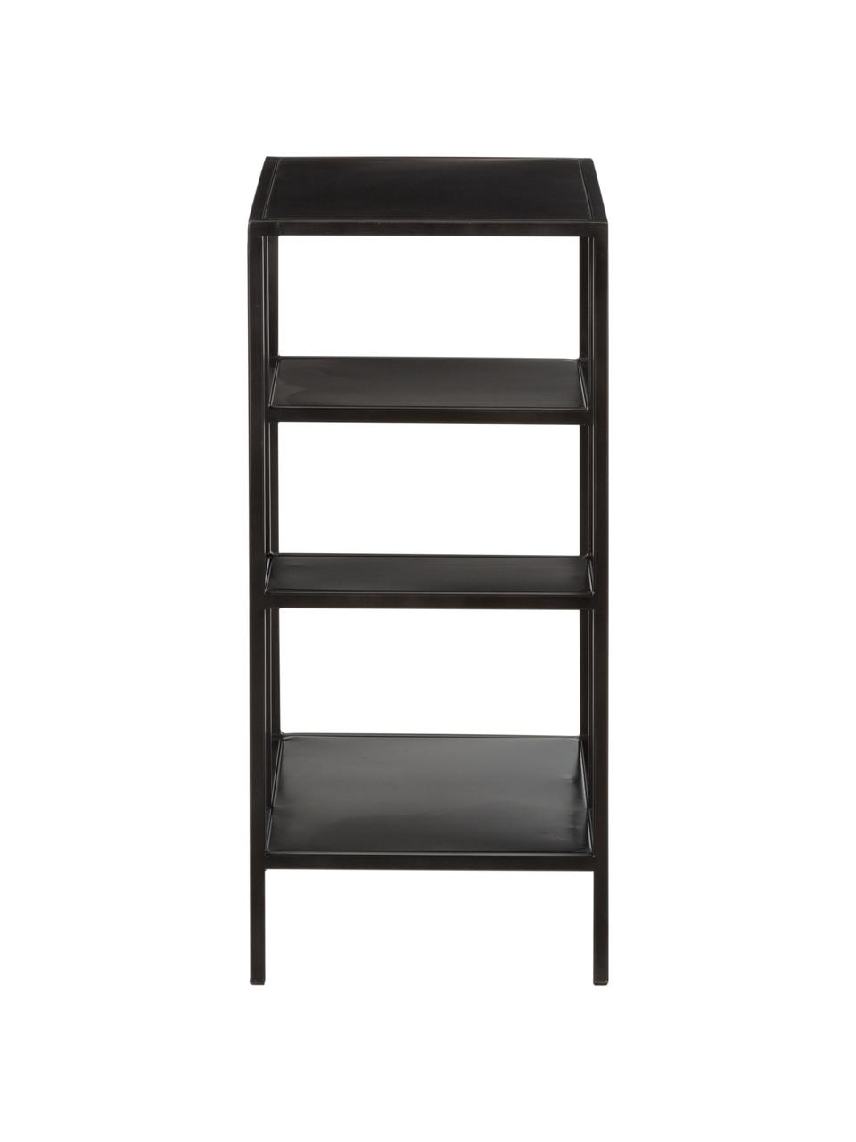 Étagère industrielle métal noir Display, Métal, revêtement par poudre, Noir, larg. 50 x haut. 74 cm