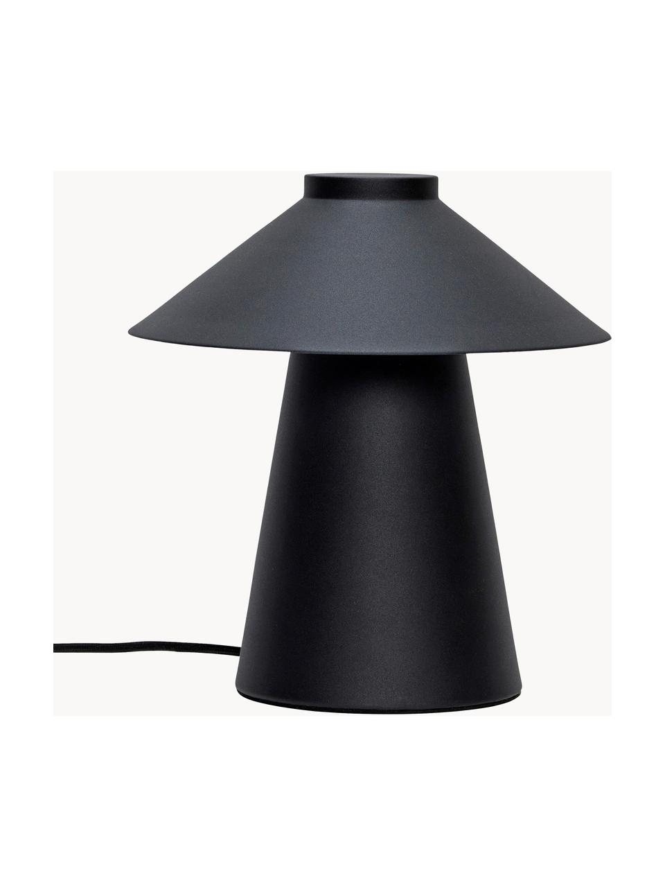 Lampada da tavolo Chipper, Lampada: metallo rivestito, Nero, Ø 25 x Alt. 26 cm