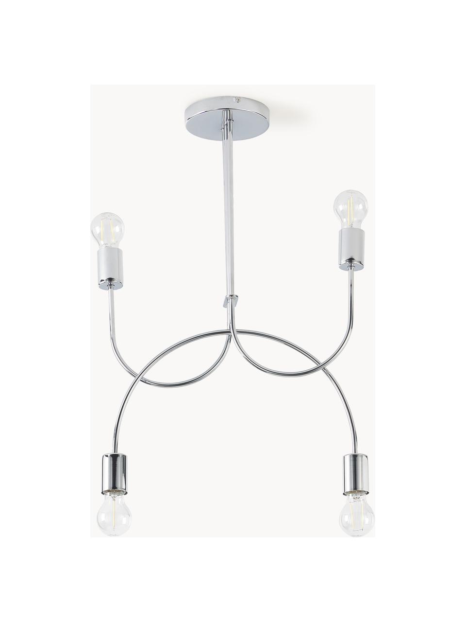 Plafondlamp Bea, Zilverkleurig, B 49 x H 69 cm