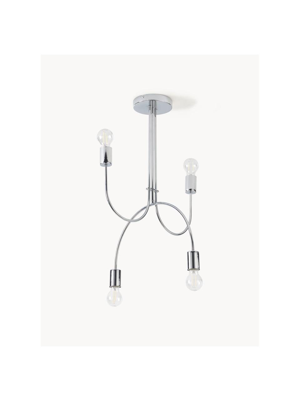 Lampa sufitowa Bea, Odcienie srebrnego, S 49 x W 69 cm