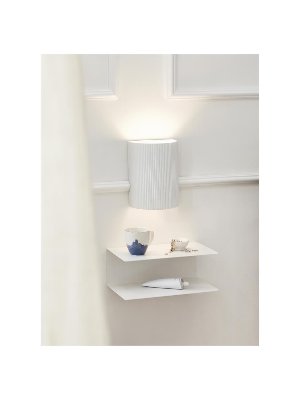 Nástenná lampa Hilko, Biela, Š 19 x V 25 cm