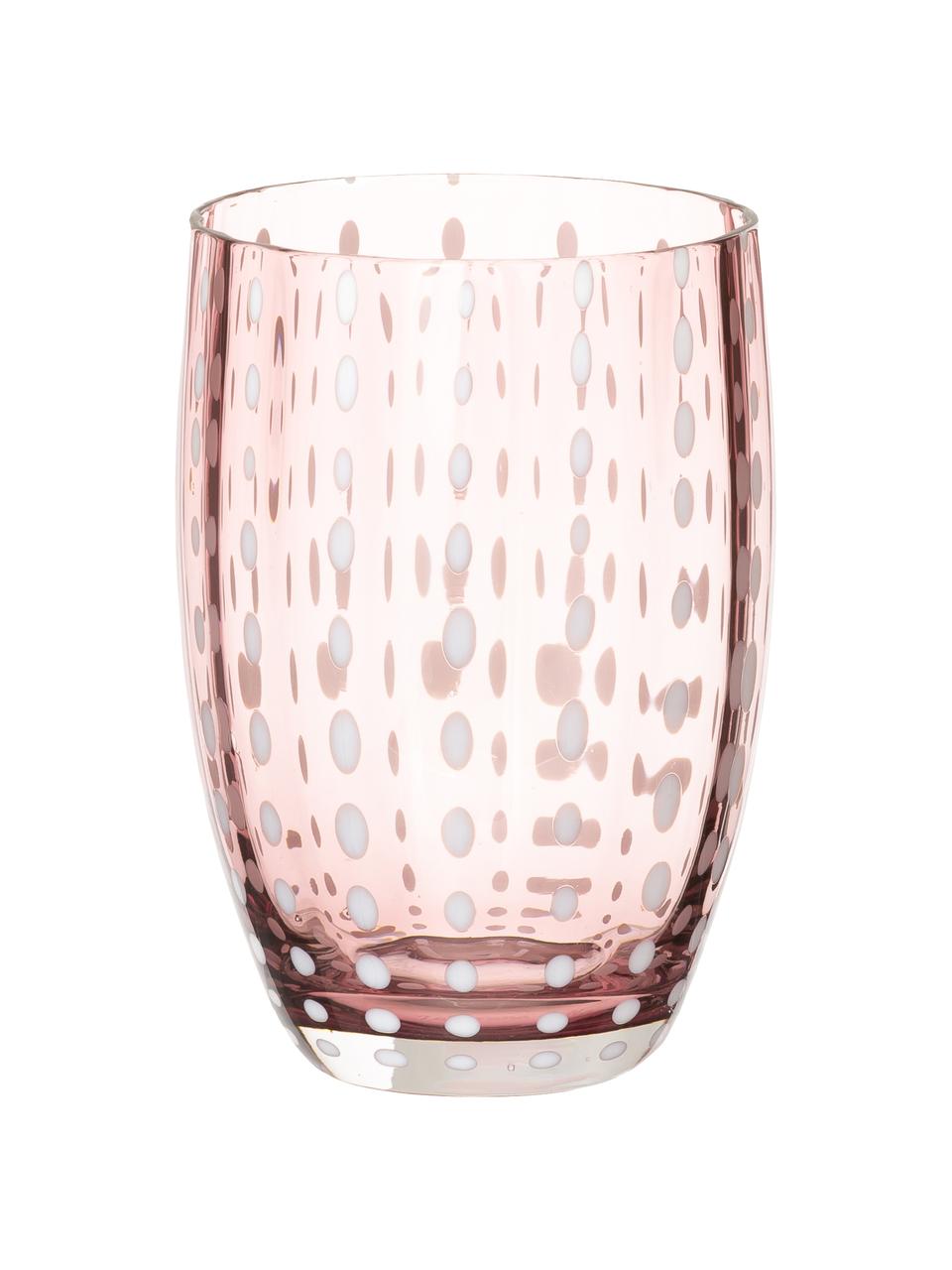 Zafferano Perle Tumbler bicchiere acqua in vetro