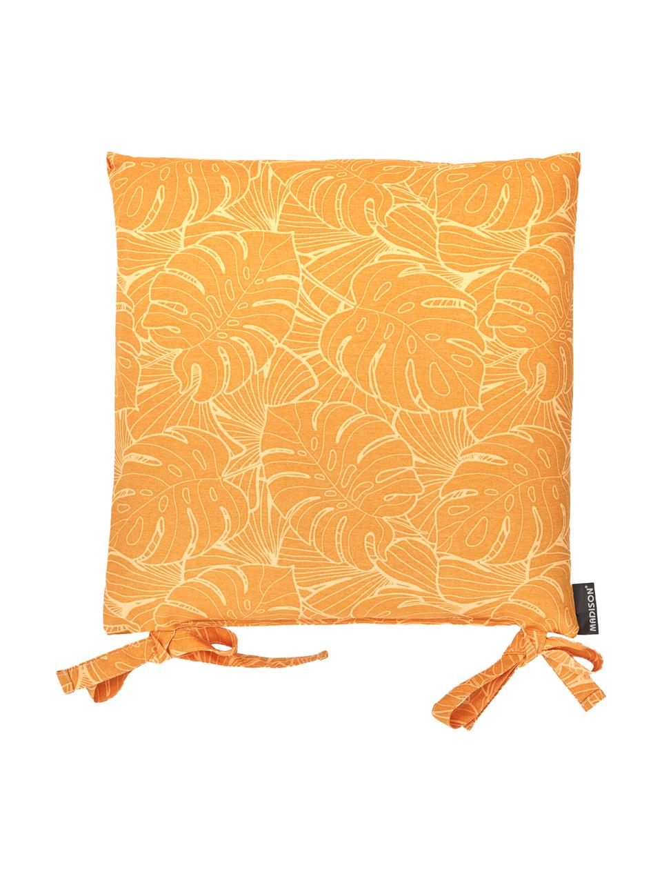 Coussin de chaise Palm, Jaune