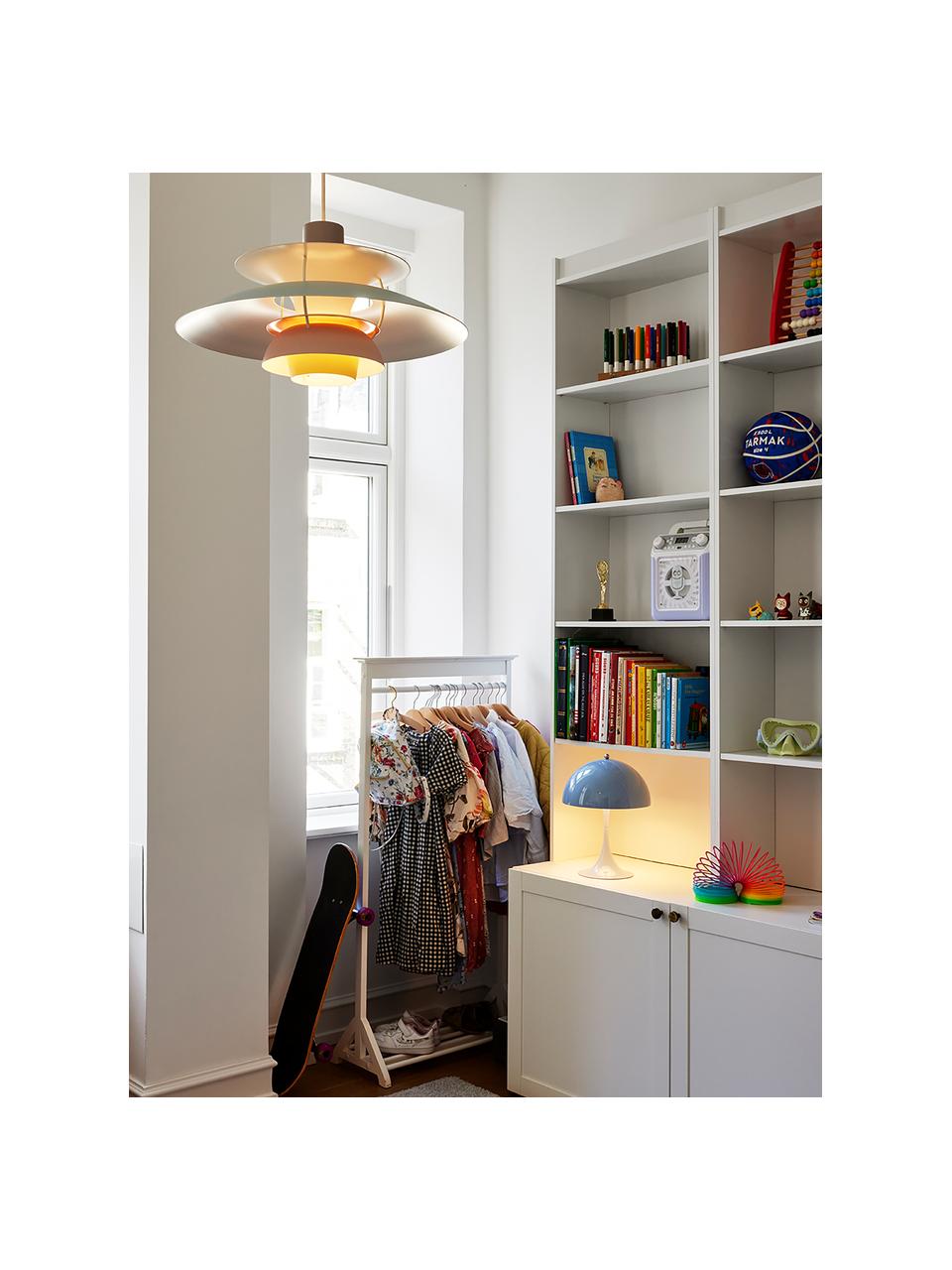 Lámpara de techo PH 5, Cable: cubierto en tela, Lavanda, azul claro, rosa claro, amarillo claro, Ø 50 x Al 27 cm