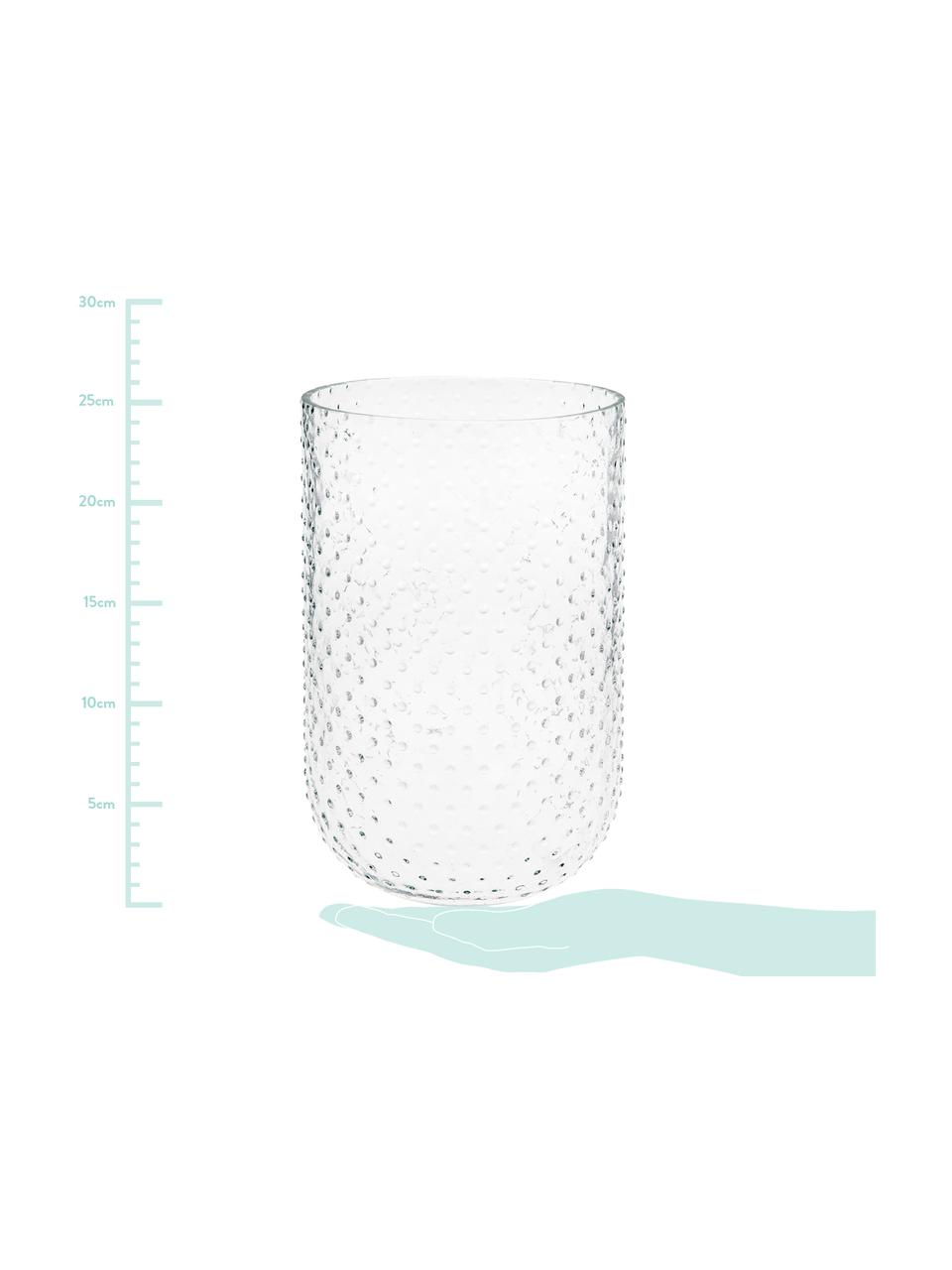 Vase en verre Bumble, Transparent