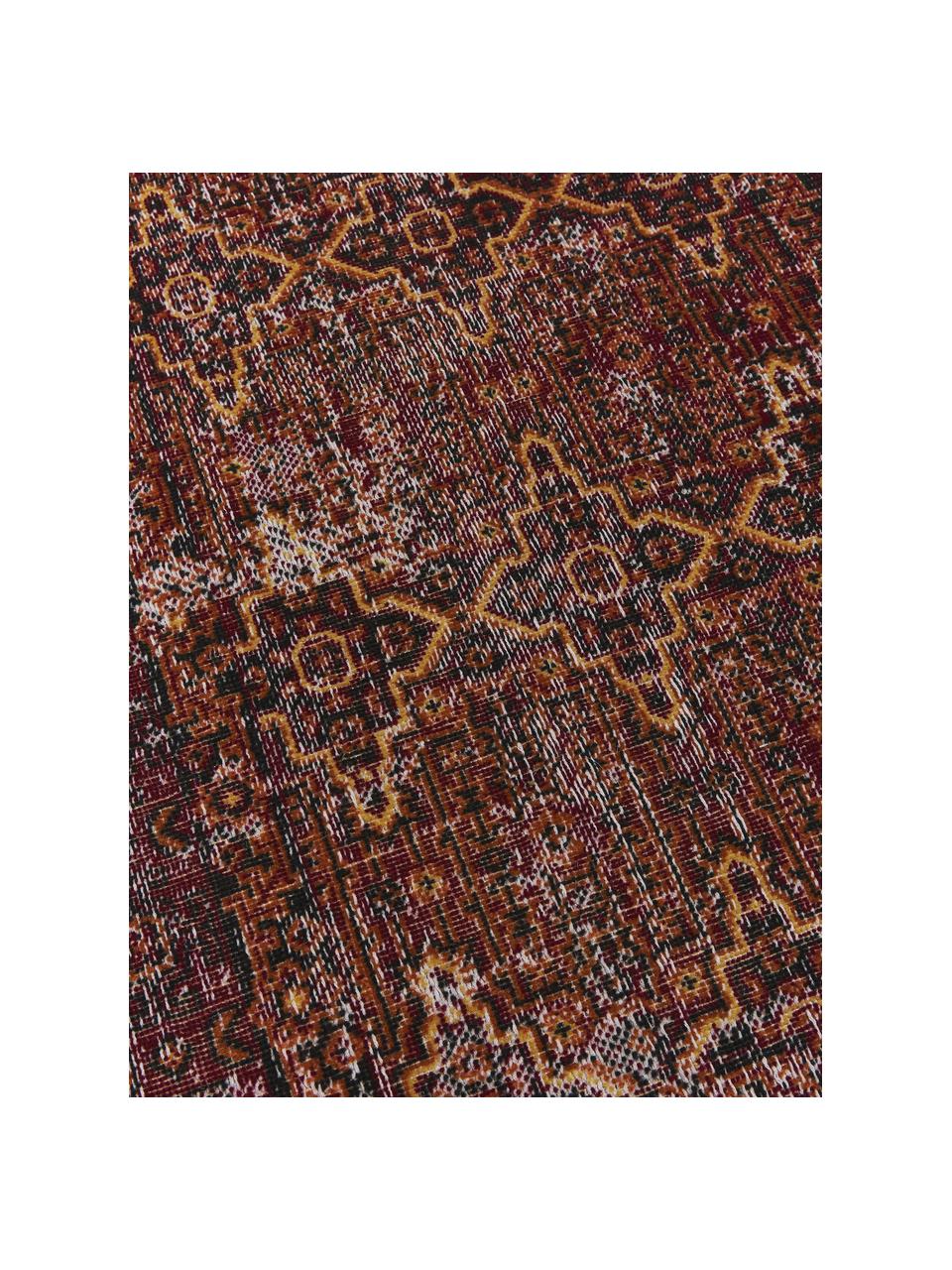 Alfombra de interior/exterior Tilas Izmir, 100% polipropileno, Tonos marrones, tonos negros, mostaza, An 200 x L 290 cm (Tamaño L)