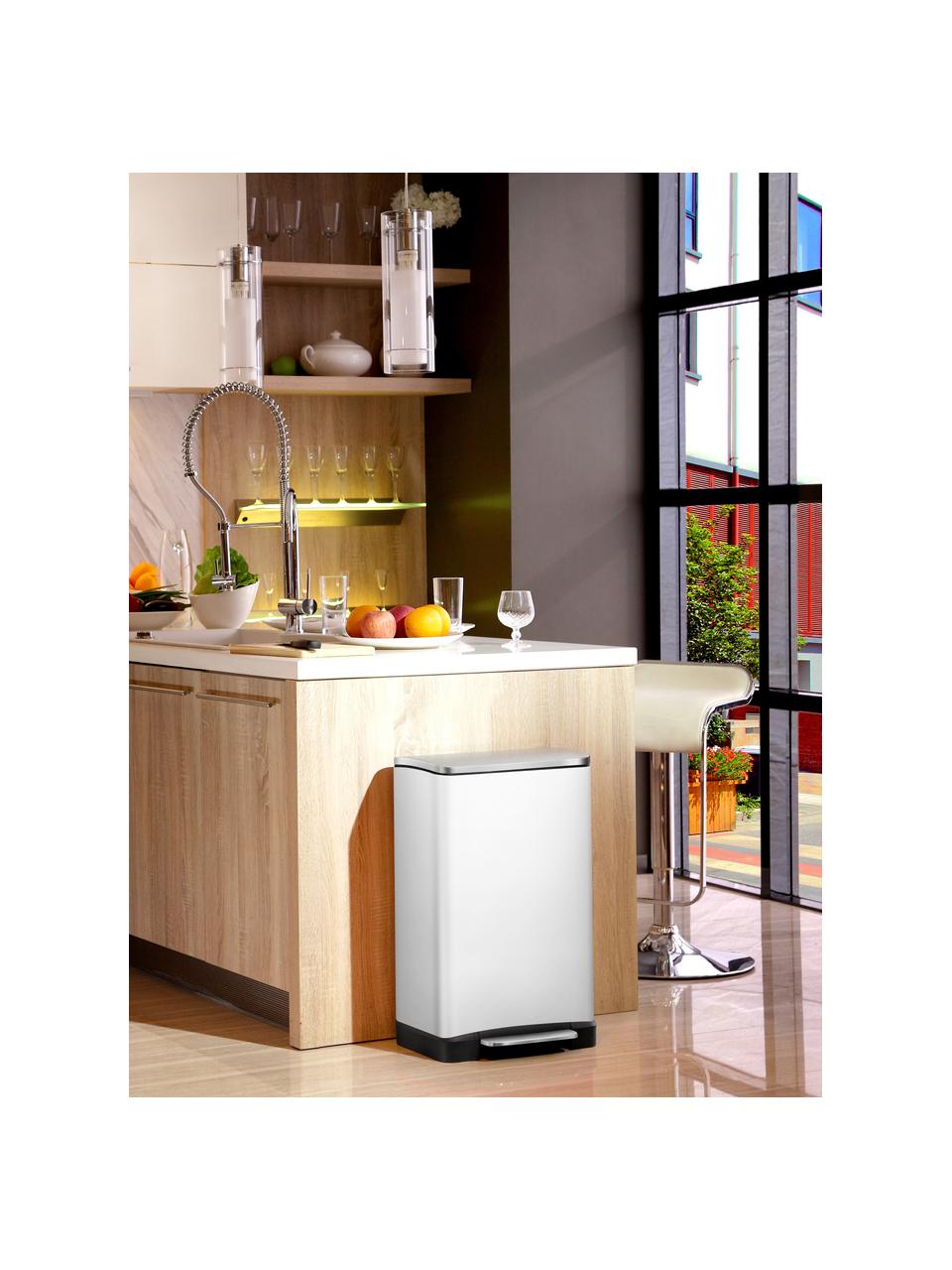 Kosz na śmieci Recycle E-Cube, 28 l + 18 l, Biały, S 50 x W 65 cm, 28 l + 18 l