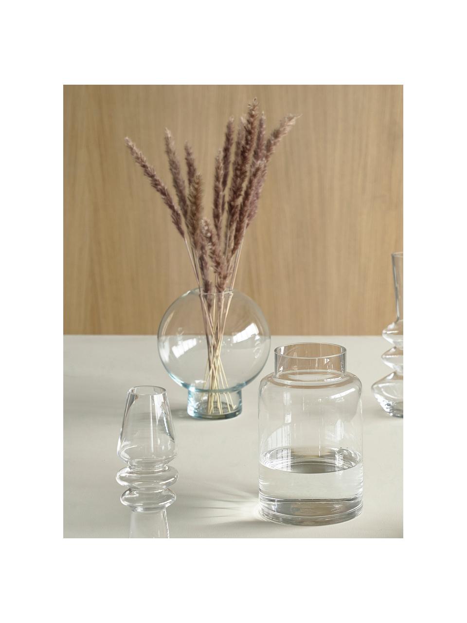 Skleněná váza Kalt, Sklo, Transparentní, Ø 21 cm, V 23 cm