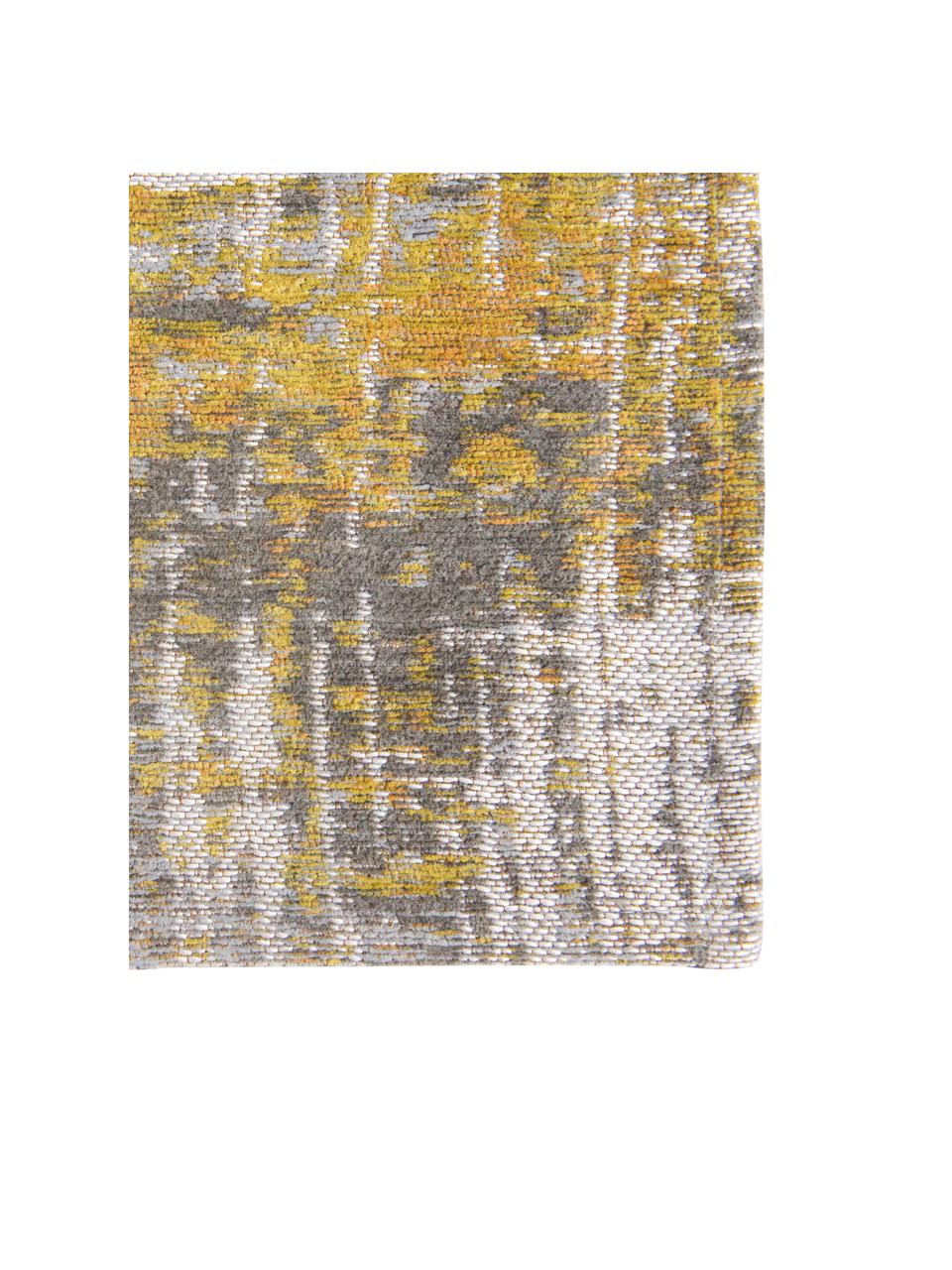 Tapis design Streaks, Jaune, gris, larg. 80 x long. 150 cm (taille XS)