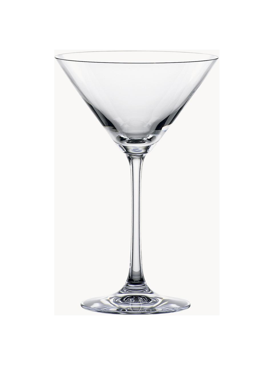 Kristall-Cocktailgläser Vivendi, 4 Stück, Kristallglas, Transparent, Ø 12 x H 18 cm, 200 ml