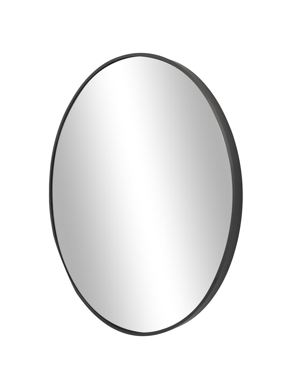 Okrúhle zrkadlo Ida, Čierna, Ø 55 cm