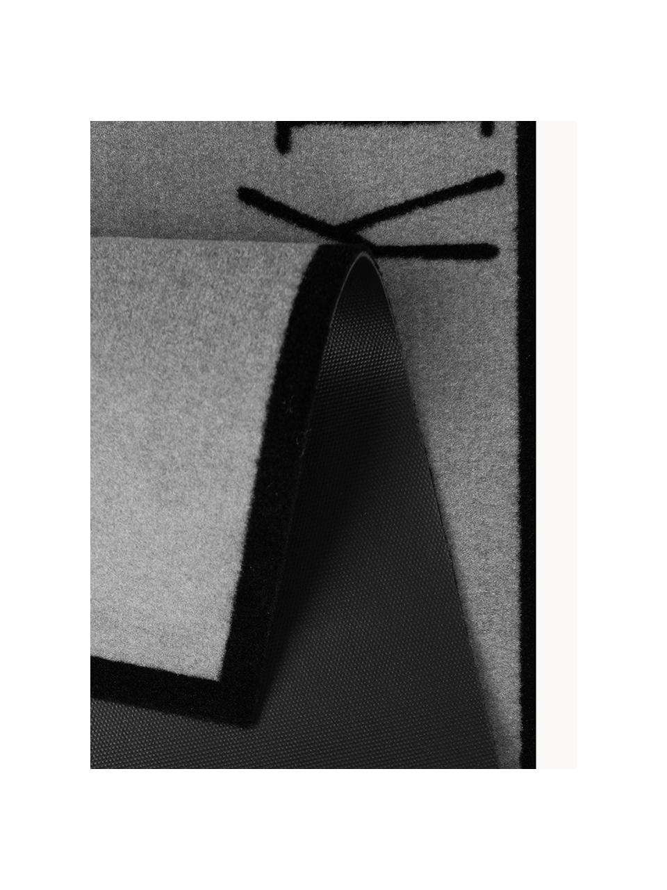 Běhoun s protiskluzovou vrstvou Kitchen Cutlery, Šedá, černá, Š 50 cm, D 150 cm