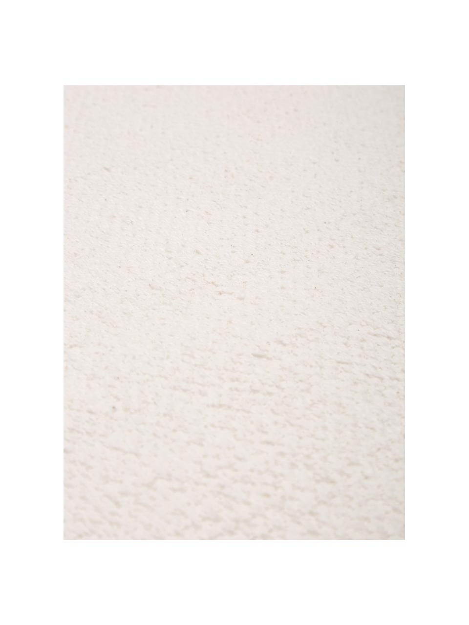 Tapis de couloir blanc Agneta, Blanc crème