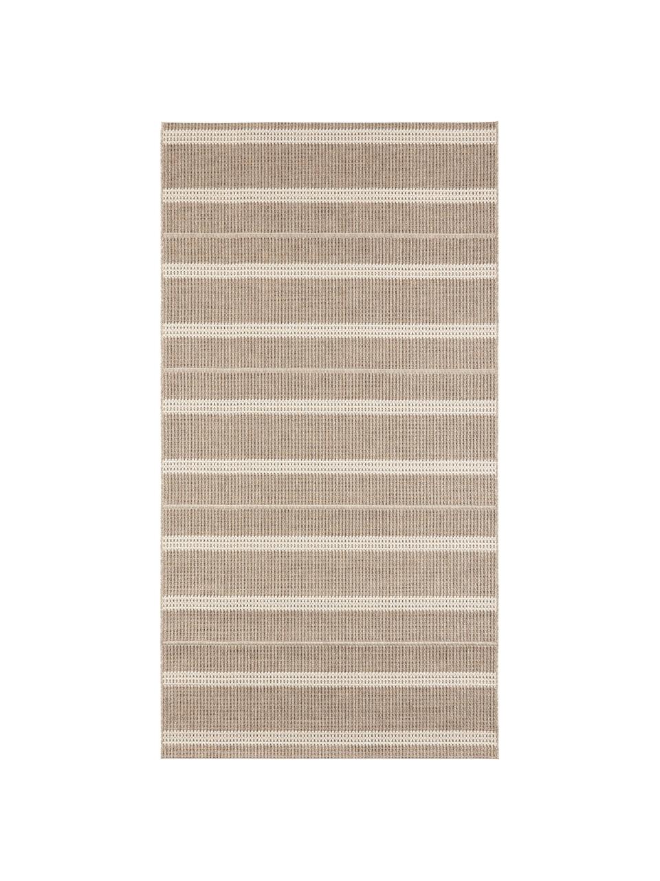 In- en outdoor vloerkleed Laon, jute-look, 100% polypropyleen, Bruin, beige, B 160 x L 230 cm (maat M)