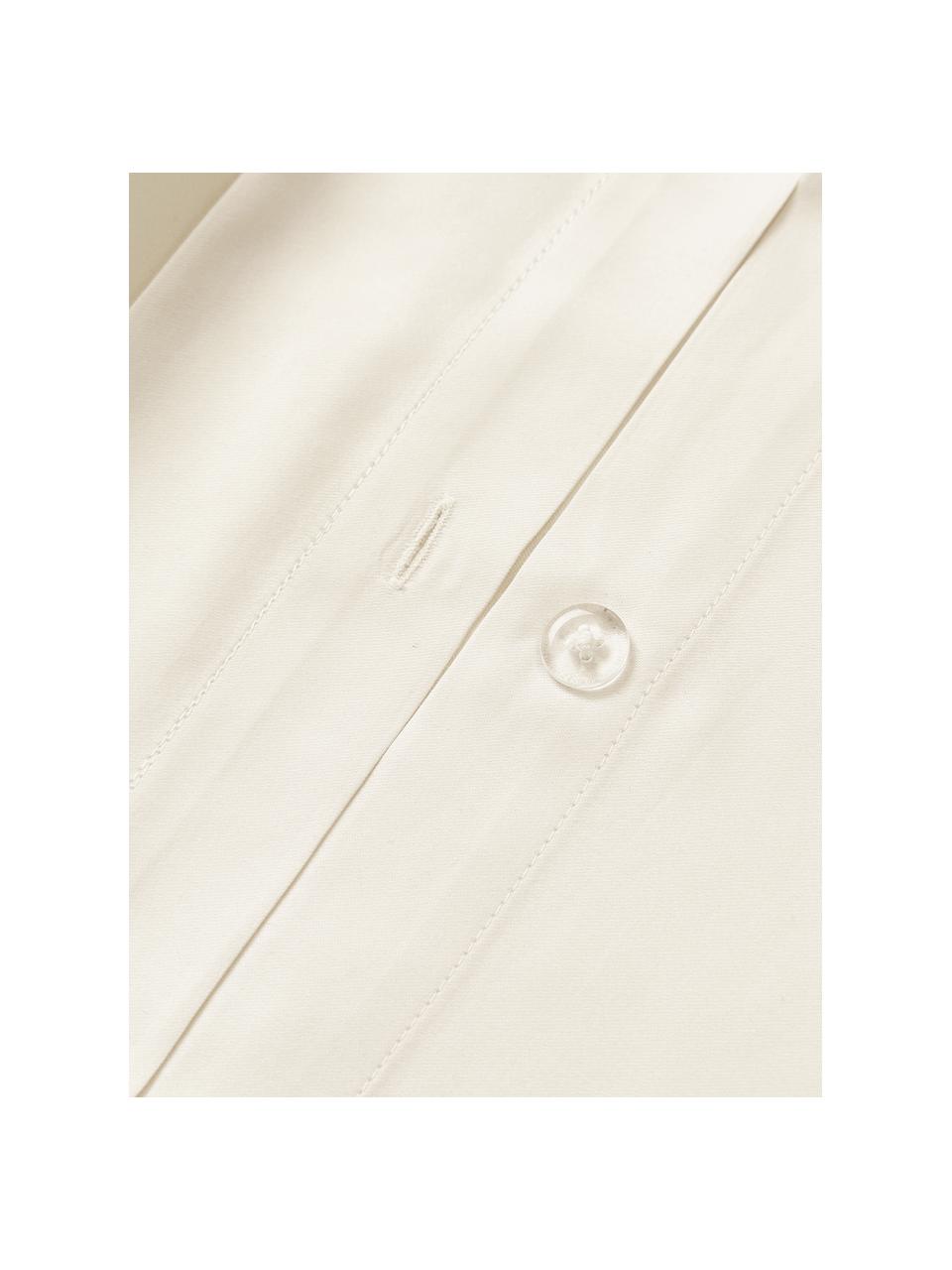 Baumwollsatin-Bettdeckenbezug Premium, Webart: Satin Fadendichte 500 TC,, Hellbeige, B 200 x L 200 cm