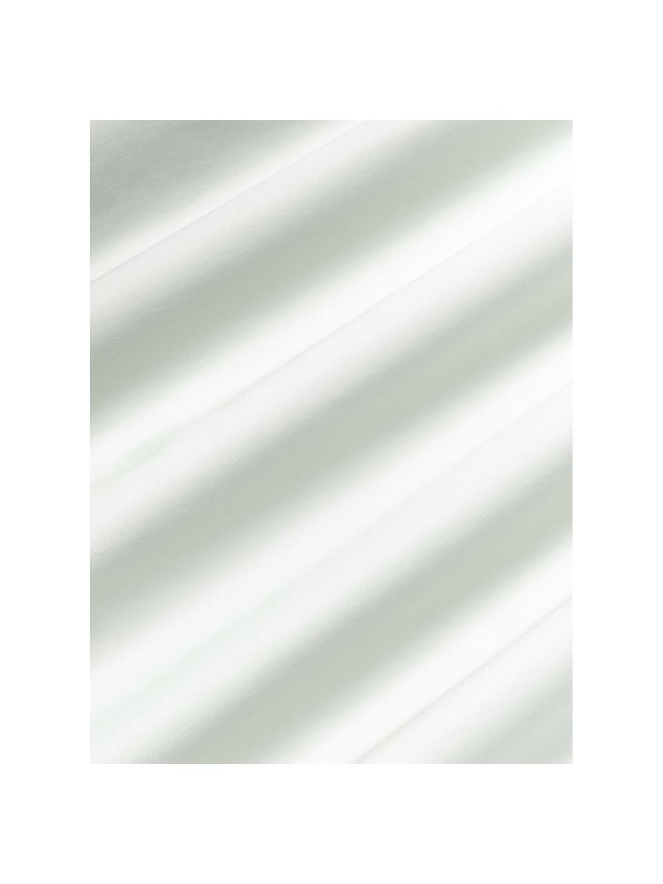 Funda nórdica de satén Comfort, Verde salvia, Cama 90 cm (155 x 220 cm)
