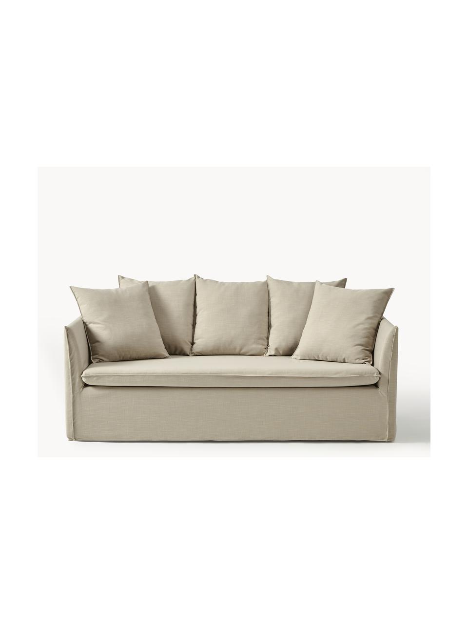 Sofa Mila (2-Sitzer), Bezug: 100% Polyester Der hochwe, Gestell: Kieferholz, Faserplatte, , Webstoff Dunkelgrau, B 190 x T 93 cm