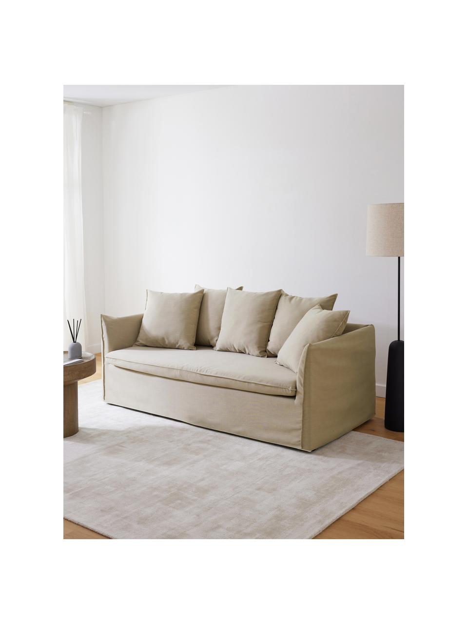 Sofa Mila (2-Sitzer), Bezug: 100% Polyester Der hochwe, Gestell: Kieferholz, Faserplatte, , Webstoff Dunkelgrau, B 190 x T 93 cm