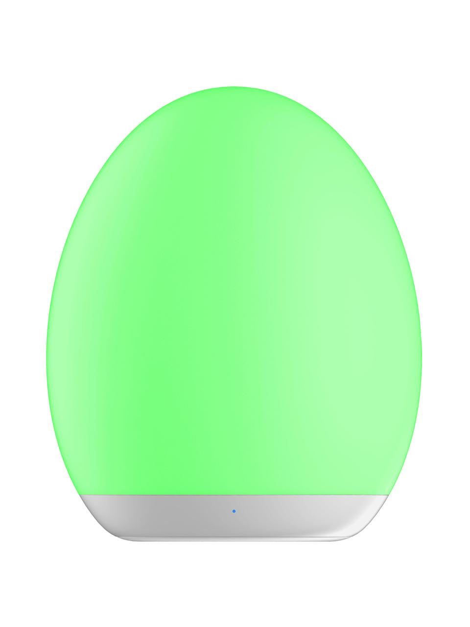 Mobile LED-Außentischlampe Nadia mit Farbwechsel, Lampenschirm: Kunststoff, Weiß, Ø 9 x H 11 cm