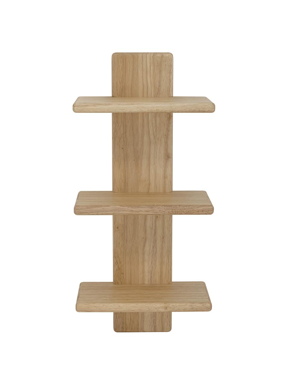 Półka ścienna z drewna kauczukowego Clive, Drewno kauczukowe, Drewno kauczukowe, S 30 x W 66 cm