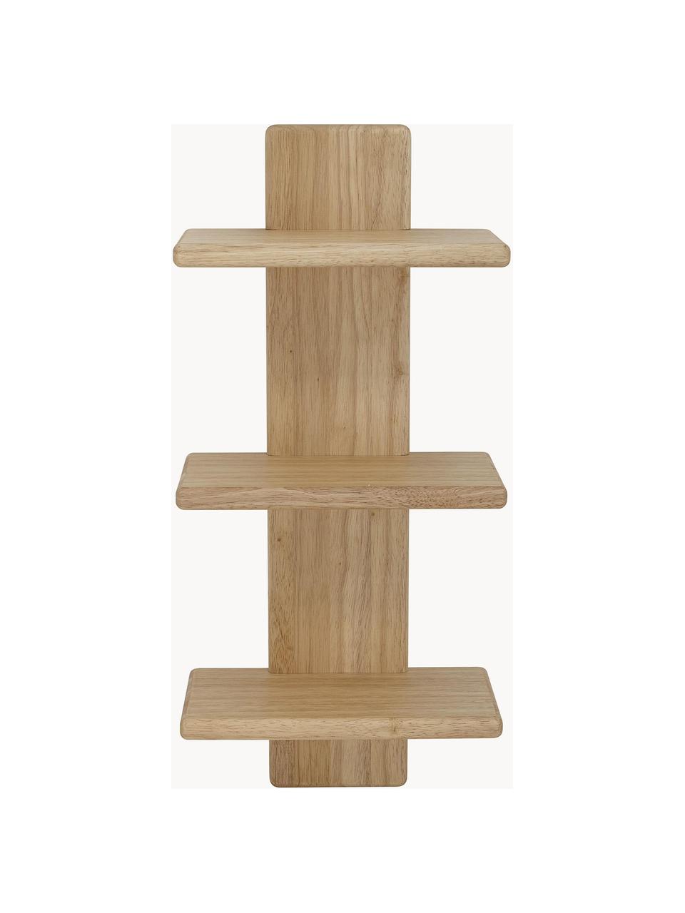 Nástěnná police z kaučukového dřeva Clive, Kaučukové dřevo, Kaučukové dřevo, Š 30 cm, V 66 cm