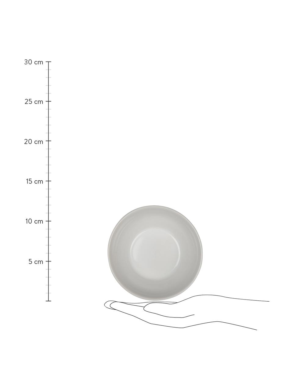 Miska do musli z porcelany Sonia, 2 szt., Porcelana, Biały, Ø 12 x W 5 cm