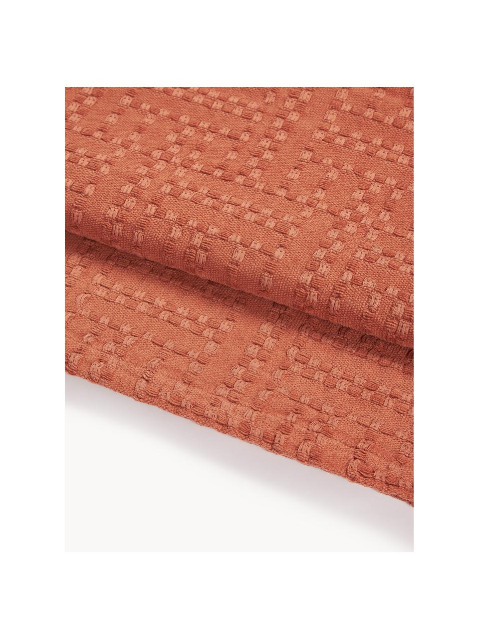 Copriletto in cotone Lazlo, 100% cotone

Il materiale utilizzato in questo prodotto è testato per le sostanze nocive e certificato secondo lo STANDARD 100 by OEKO-TEX®, 5763CIT, CITEVE., Terracotta, Larg. 230 x Lung. 250 cm  (per letti da 180 x 200 cm)