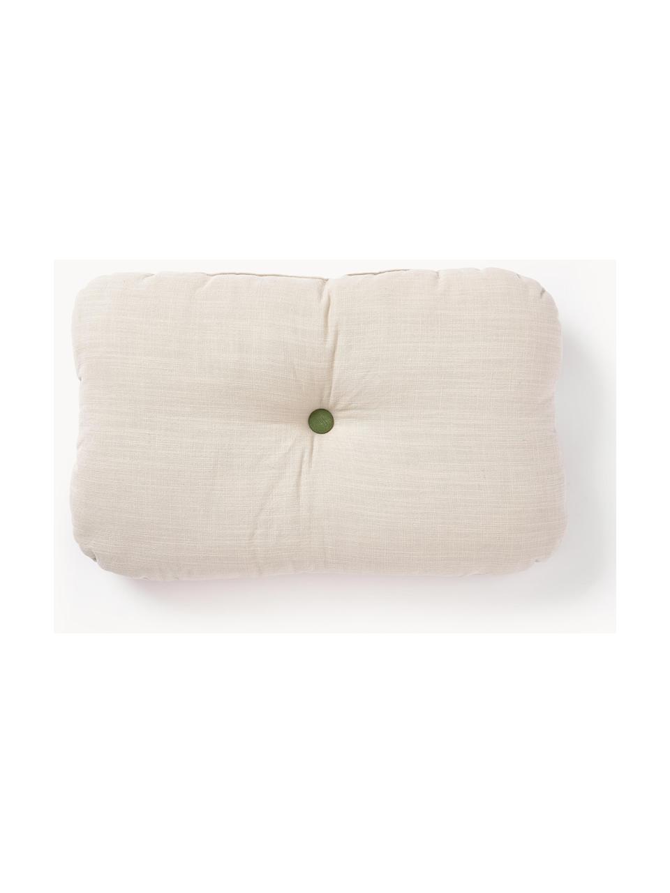 Cojín decorativo de algodón Devi, Funda: 100% algodón, Beige claro, An 30 x L 50 cm