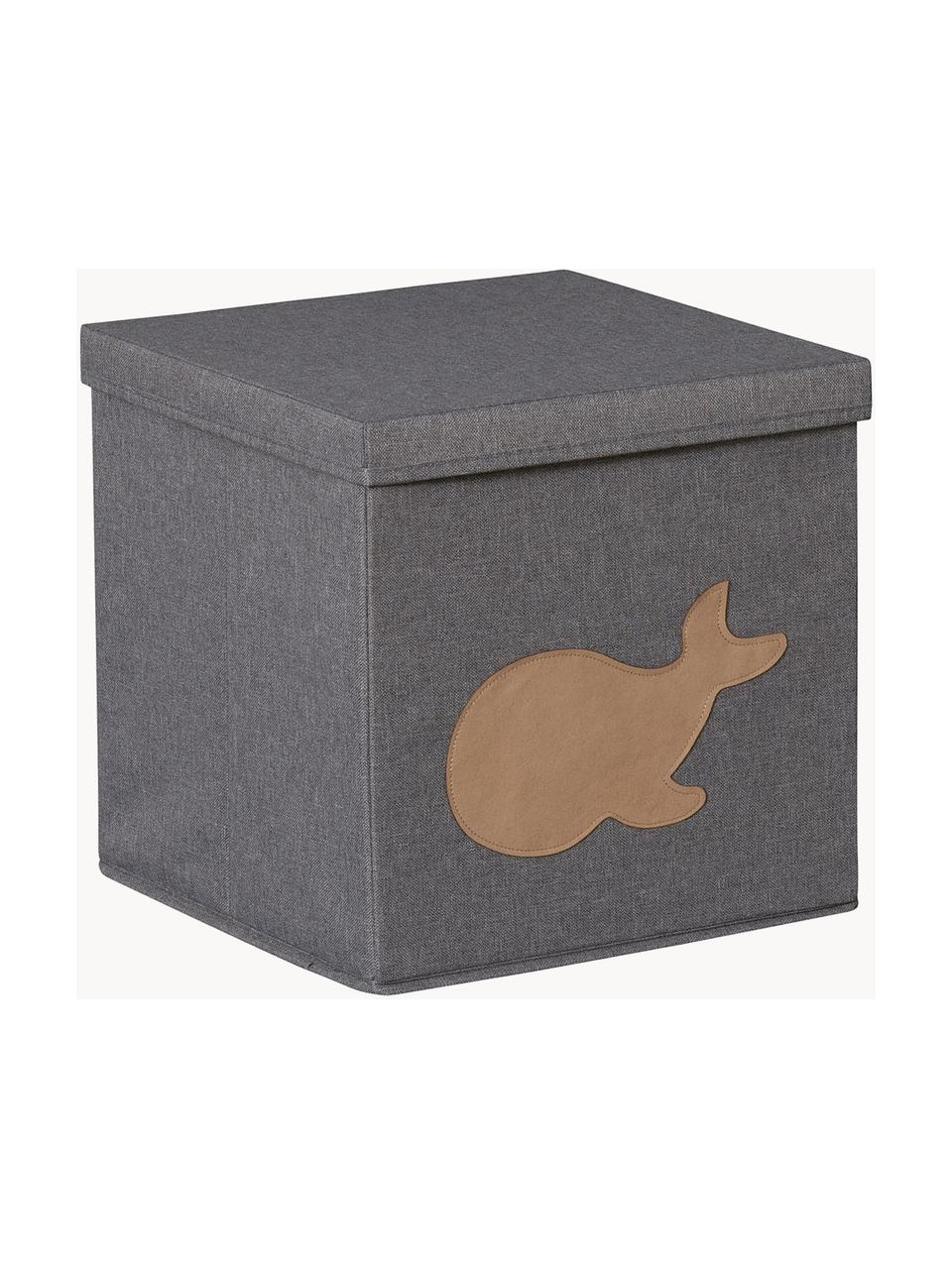 Aufbewahrungsbox Premium, Dunkelgrau, Wal, B 30 x T 30 cm
