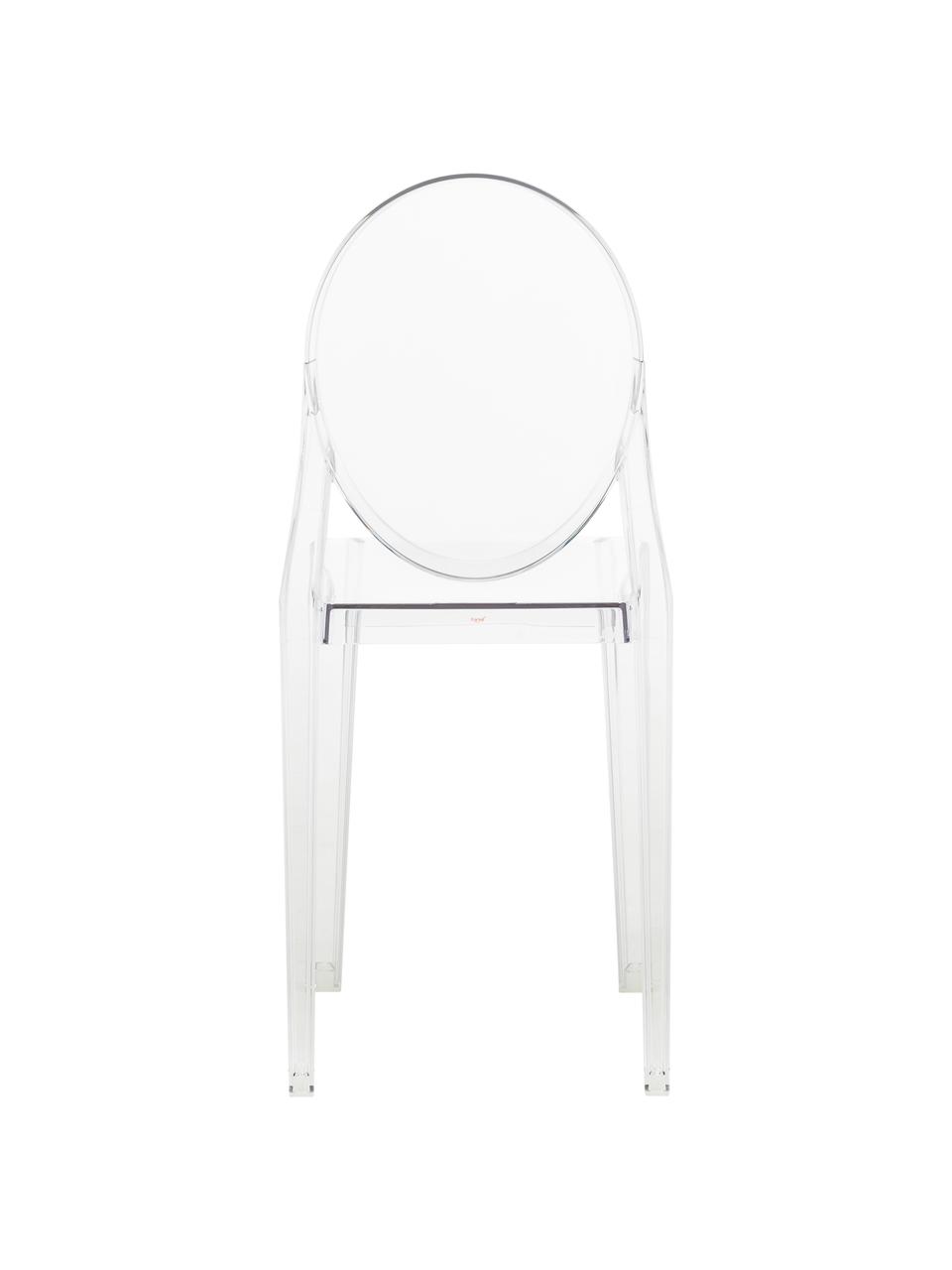 Design Stuhl Victoria Ghost, Polykarbonat, Transparent, B 38 x T 52 cm