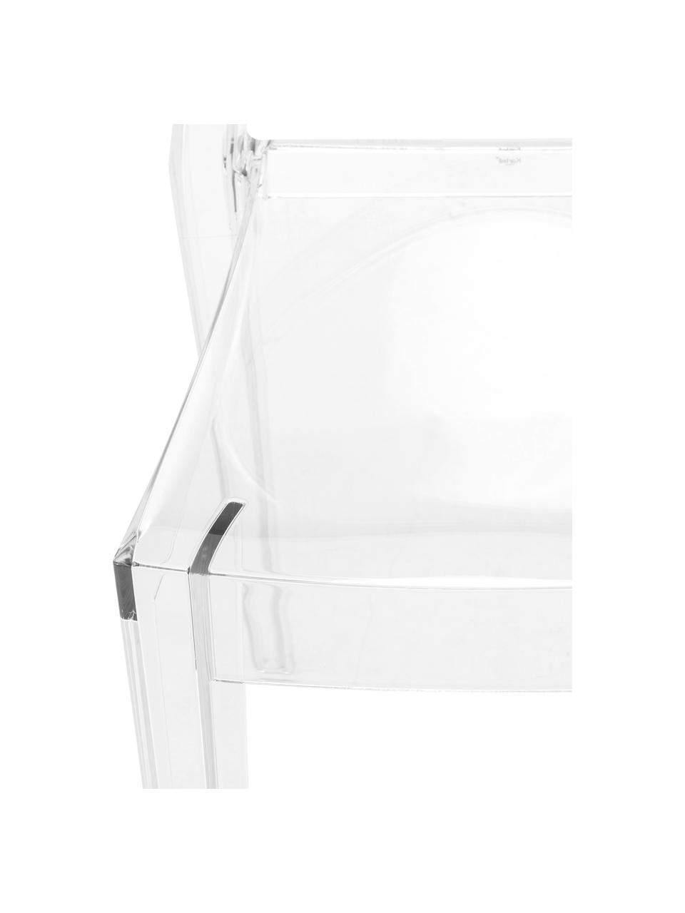 Design Stuhl Victoria Ghost, Polykarbonat, Transparent, B 38 x T 52 cm
