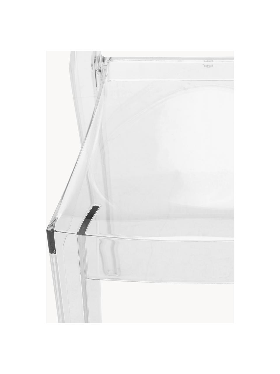 Chaise plexi Victoria Ghost, Polycarbonate, Transparent, larg. 38 x prof. 52 cm